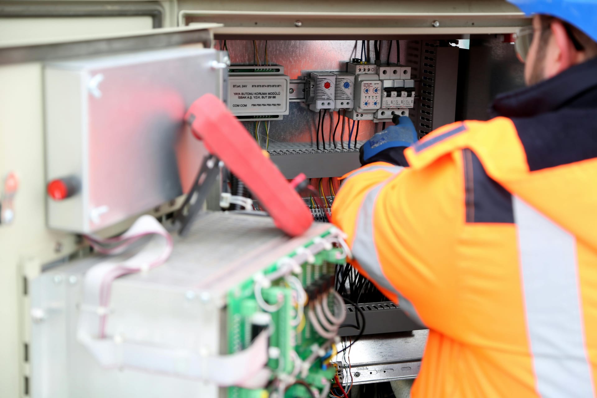 Professional electrical work representing accessible and inclusive electrical services